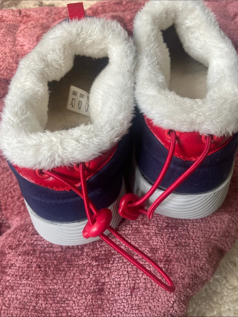 Lands End quilted navy